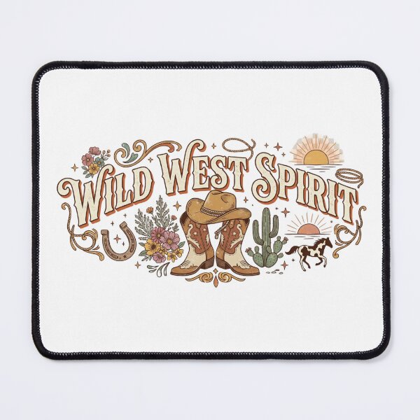 Item preview, Wild West Spirit | Vintage Western Cowboy Graphic designed and sold by Palette & Hue.