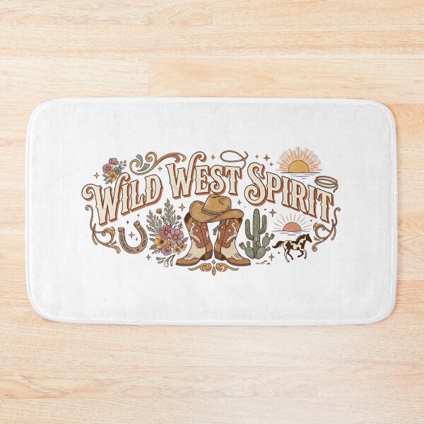 Item preview, Wild West Spirit | Vintage Western Cowboy Graphic designed and sold by Palette & Hue.