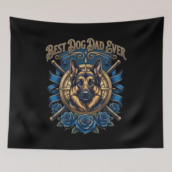 Item preview, Best Dog Dad Ever Paw Print Patriotic designed and sold by GiaoCalonas.