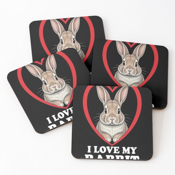 Item preview, I Love My Rabbit designed and sold by SunnyDesign82.