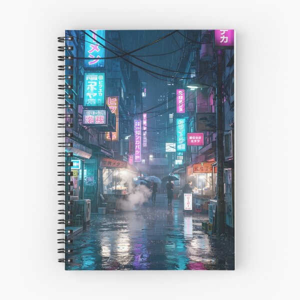 Item preview, Neon Paradox: Neo Tokyo Rain-Slicked Alley designed and sold by Neo Tokio.