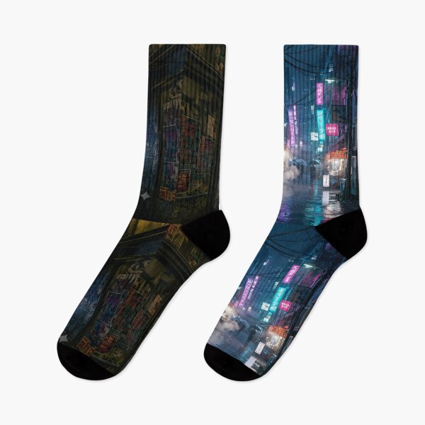 Item preview, Neon Paradox: Neo Tokyo Rain-Slicked Alley designed and sold by Neo Tokio.