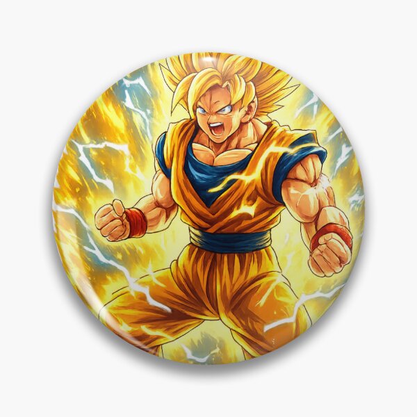 Item preview, Goku super saiyan fighting designed and sold by Octaner.