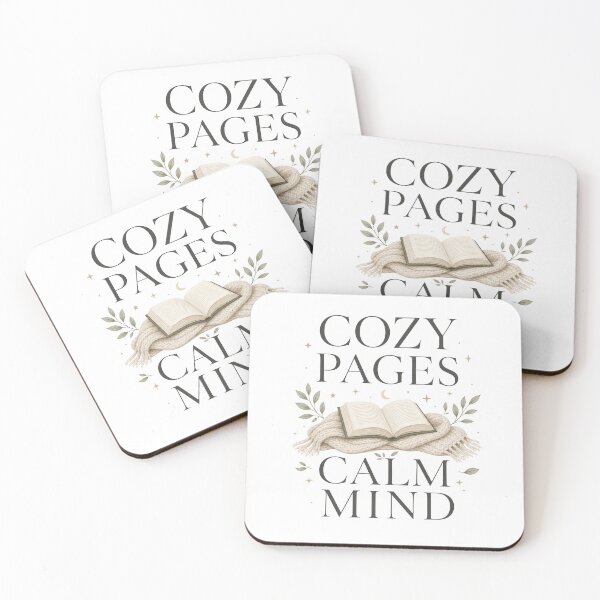 Item preview, Cozy Pages Calm Mind - Bookish Reading Design designed and sold by GoverArt.