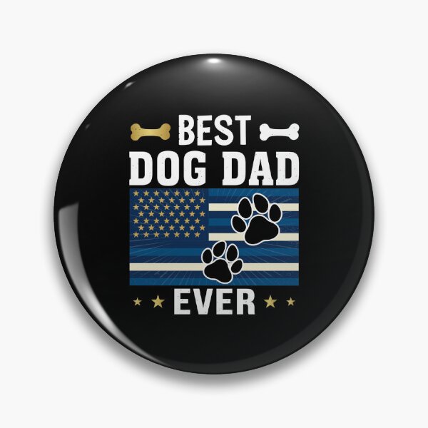 Item preview, Best Dog Dad Ever Patriotic Paw Print designed and sold by GiaoCalonas.