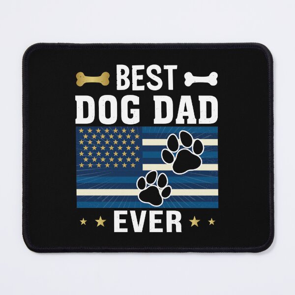 Item preview, Best Dog Dad Ever Patriotic Paw Print designed and sold by GiaoCalonas.