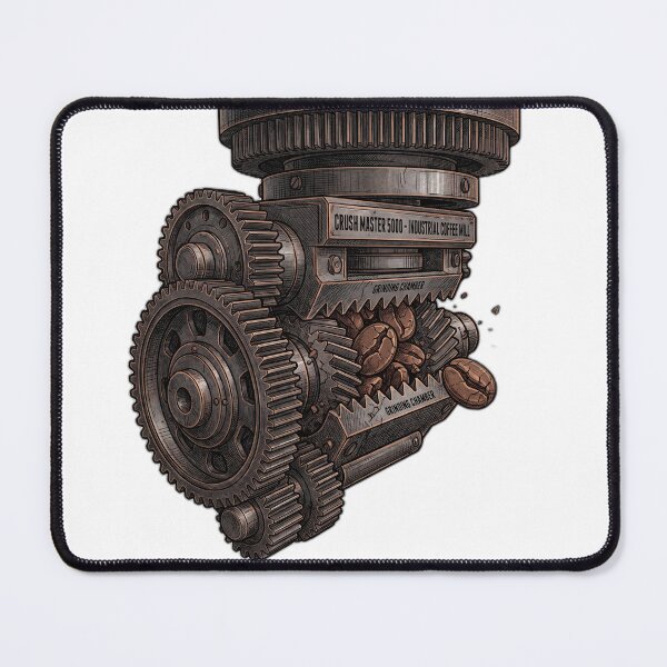 Item preview, Industrial Burr Grinder Blueprint designed and sold by ryanguas.