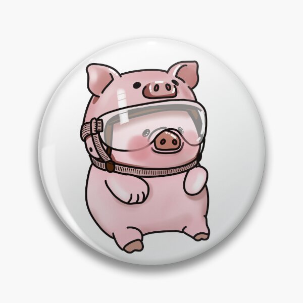 Item preview, Double Cute Piglet Sticker designed and sold by Kakon-52.