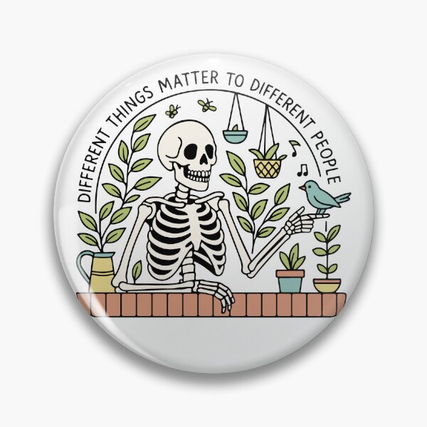 Item preview, Funny Gardening Skeleton with Bird designed and sold by NightSpell.
