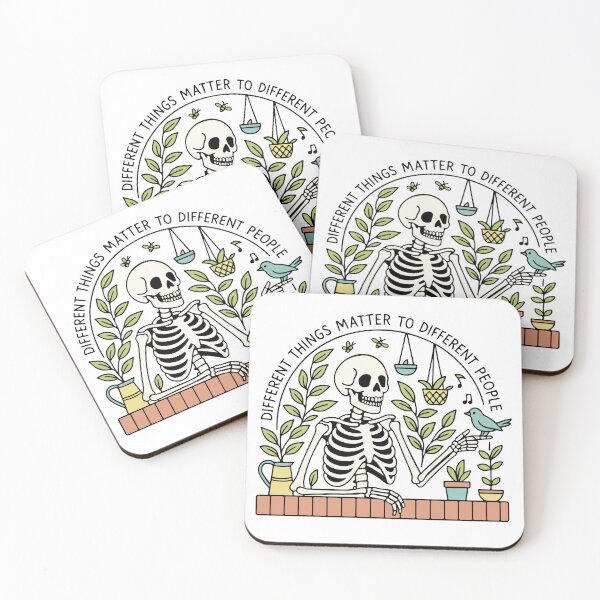 Item preview, Funny Gardening Skeleton with Bird designed and sold by NightSpell.