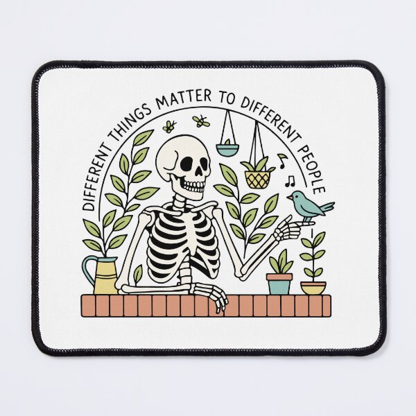 Item preview, Funny Gardening Skeleton with Bird designed and sold by NightSpell.
