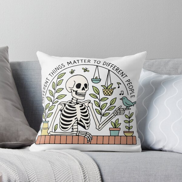 Item preview, Funny Gardening Skeleton with Bird designed and sold by NightSpell.