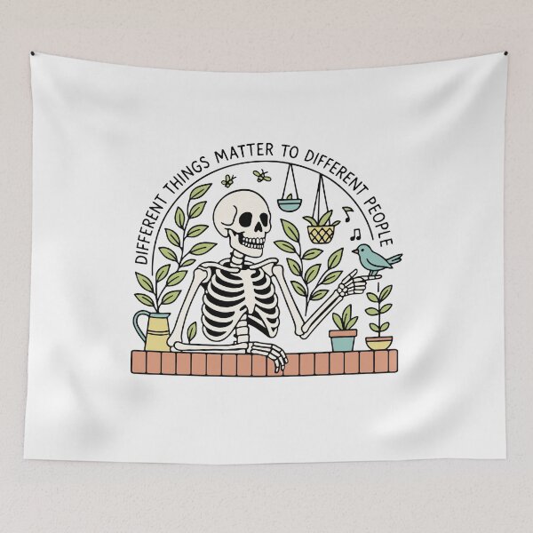 Item preview, Funny Gardening Skeleton with Bird designed and sold by NightSpell.