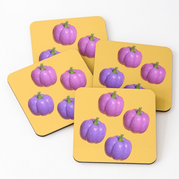 Item preview, Vibrant Purple Pumpkins Digital Autumn Botanical Art designed and sold by colorful-white.