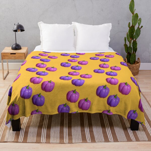 Item preview, Vibrant Purple Pumpkins Digital Autumn Botanical Art designed and sold by colorful-white.