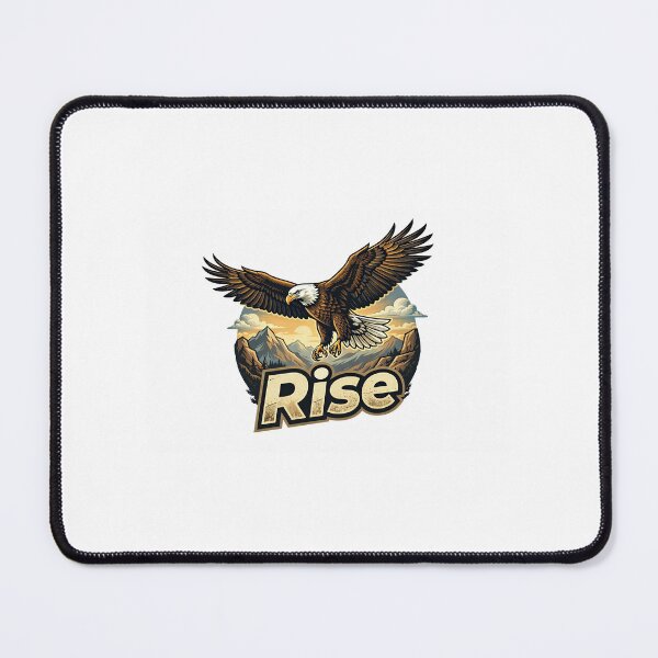 Item preview, Rising powerful eagle above mountains designed and sold by Octaner.