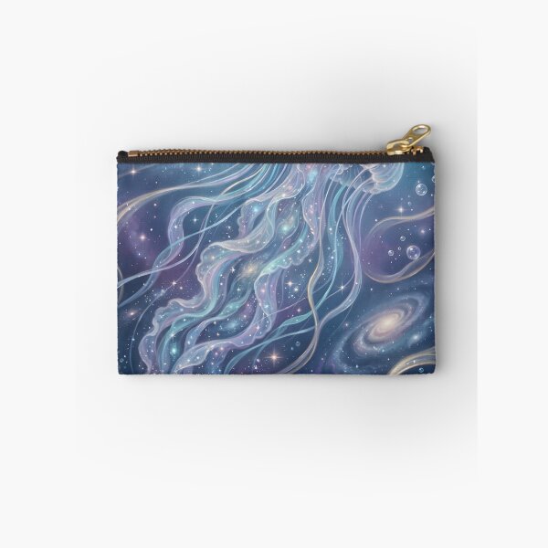 Item preview, Jellyfish Galaxy – Dreamy Cosmic Ocean Wall Art designed and sold by ZyxDes.