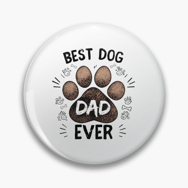Item preview, Best Dog Dad Ever – Cute Paw Print Dog Lover designed and sold by GiaoCalonas.