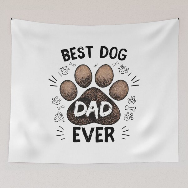 Item preview, Best Dog Dad Ever – Cute Paw Print Dog Lover designed and sold by GiaoCalonas.