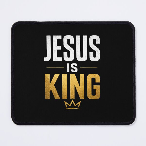 Item preview, Jesus Is King Typography | Hebrews 13:8 Christian Bible Verse | Minimalist Faith T-Shirt | Christian Gift | Worship Apparel designed and sold by Leefs.