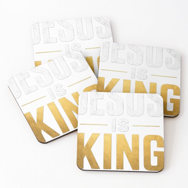 Item preview, Jesus Is King Typography | Hebrews 13:8 Christian Bible Verse | Minimalist Faith T-Shirt | Christian Gift | Worship Apparel designed and sold by Leefs.