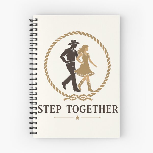 Item preview, Couple dancing country two-step. Silhouette of partners in western attire waltzing. Romantic vintage ballroom partnership illustration. designed and sold by Creative88Art.