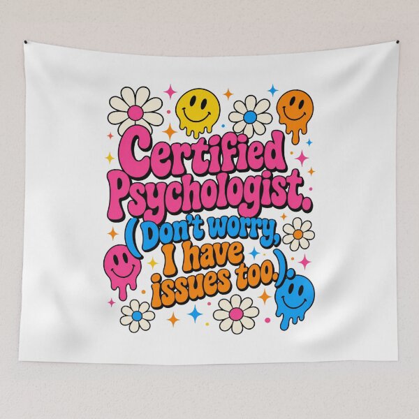 Item preview, Funny Dopamine Aesthetic Psychologist Therapy I Have Issues Too designed and sold by BeardWave.