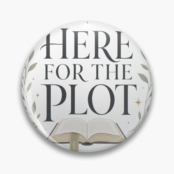 Item preview, Here For The Plot - Bookish Reading Design designed and sold by GoverArt.