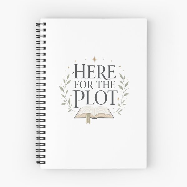 Item preview, Here For The Plot - Bookish Reading Design designed and sold by GoverArt.