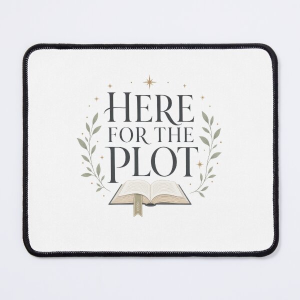Item preview, Here For The Plot - Bookish Reading Design designed and sold by GoverArt.