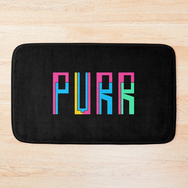 Item preview, Purr Typography Design – Bold Colorful Modern Lettering designed and sold by nimoxi.