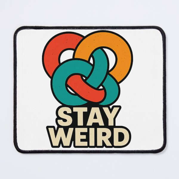 Item preview, Stay Weird - Retro Vintage 70's Interlocking Graphic designed and sold by SnD4U.