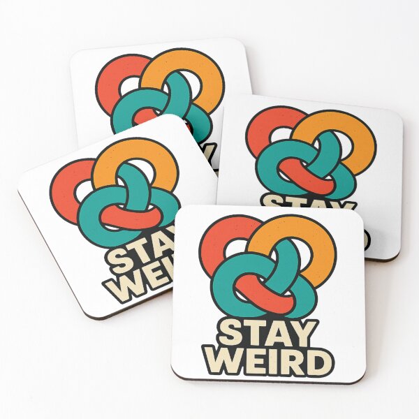 Item preview, Stay Weird - Retro Vintage 70's Interlocking Graphic designed and sold by SnD4U.