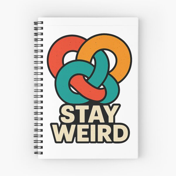 Item preview, Stay Weird - Retro Vintage 70's Interlocking Graphic designed and sold by SnD4U.
