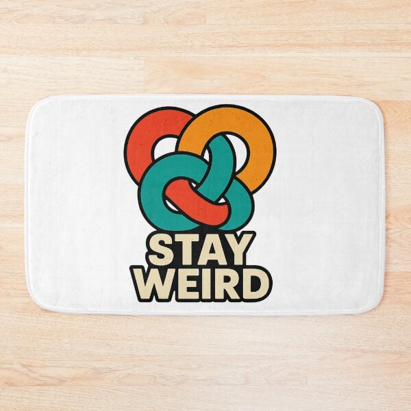Item preview, Stay Weird - Retro Vintage 70's Interlocking Graphic designed and sold by SnD4U.