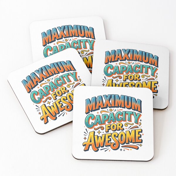 Item preview, Maximum Capacity for Awesome designed and sold by NovaPrints Designs.