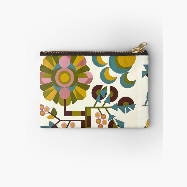 Item preview, Abstract Geometric Sunflower Art Print | Mid Century Concrete Botanical Poster | Avant Garde Sunflower Canvas Wall Art designed and sold by SergioMiklos.