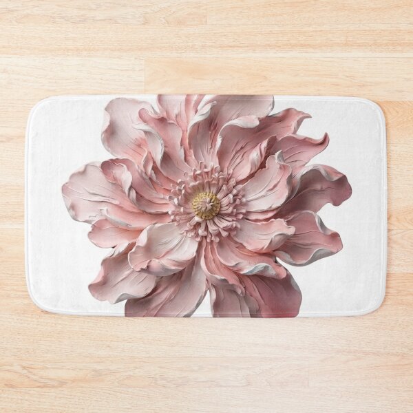 Item preview, Abstract Pink Flower Impasto Oil Painting designed and sold by Sarah Joo.