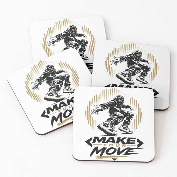 Item preview, Dynamic hip hop dancer in mid-air jump. Urban street performer executing powerful breakdance move. Bold athletic logo design for sports and music b... designed and sold by Creative88Art.