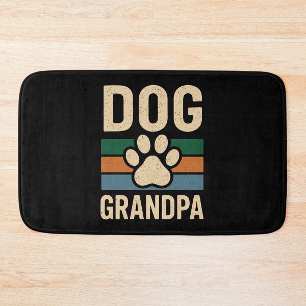 Item preview, Dog Grandpa Retro Sunset Dog Paw Print designed and sold by GiaoCalonas.