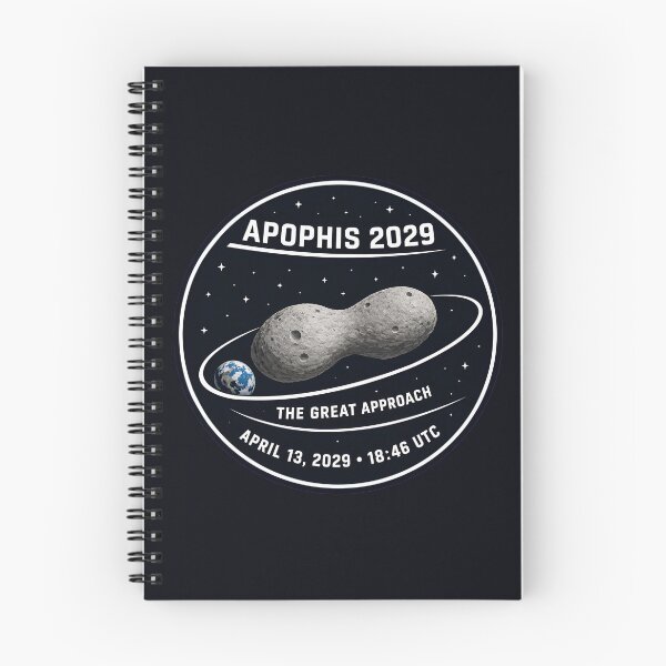 Item preview, Apophis 2029 Near-Earth Asteroid Flyby · The Great Approach · Astronomy Mission Patch designed and sold by Pawethic Prints Studio.