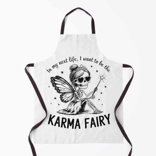 Item preview, Karma Fairy Skeleton Funny Gothic Quote designed and sold by NightSpell.