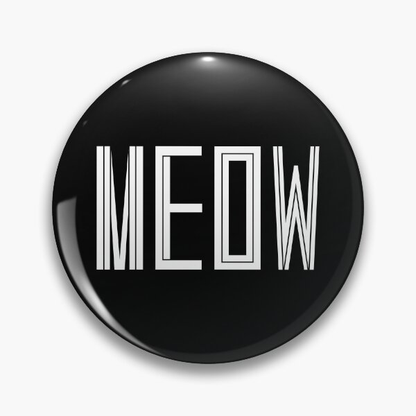 Item preview, Meow Typography Design – Bold Modern Cat Lettering designed and sold by nimoxi.