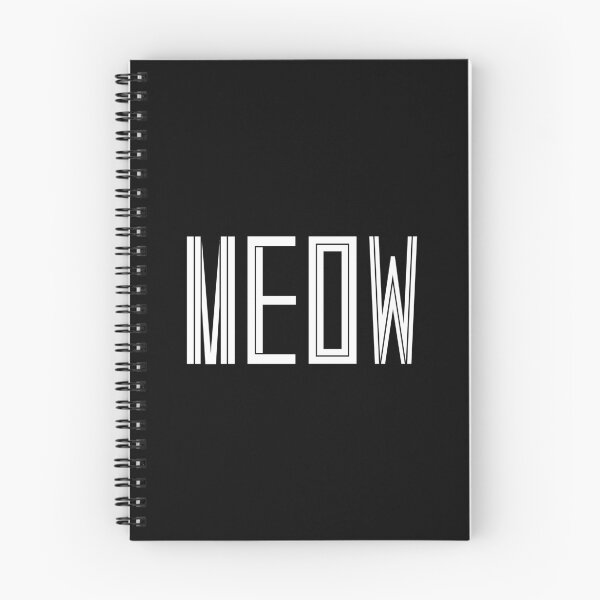 Item preview, Meow Typography Design – Bold Modern Cat Lettering designed and sold by nimoxi.