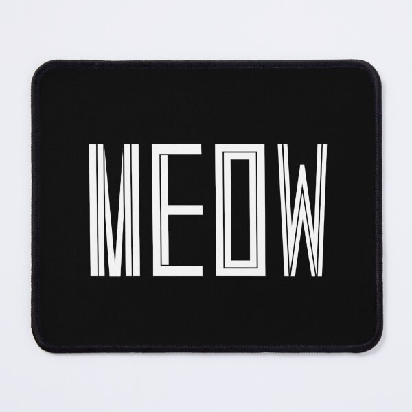Item preview, Meow Typography Design – Bold Modern Cat Lettering designed and sold by nimoxi.