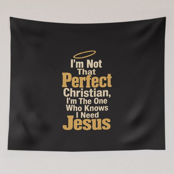 Item preview, I'm Not That Perfect I Know I Need Jesus Christian Faith Vintage Design designed and sold by kiralynstration.