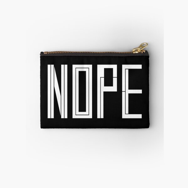 Item preview, Nope White Typography Funny Quote designed and sold by nimoxi.