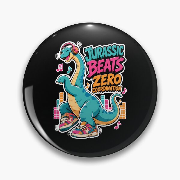 Item preview, Jurassic Beats Zero Coordination Dancing Brachiosaurus Music Design designed and sold by Tong4130.