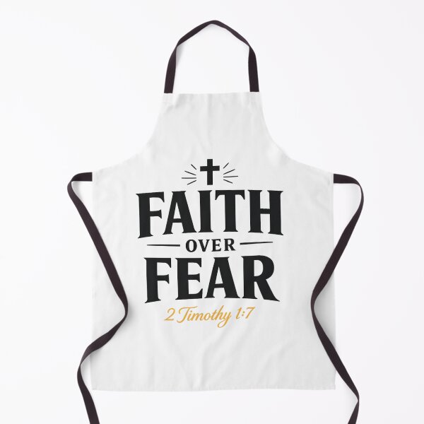 Item preview, Faith Over Fear | 2 Timothy 1:7 Christian Typography T-Shirt | Minimalist Bible Verse Design | Inspirational Faith Gift designed and sold by Leefs.