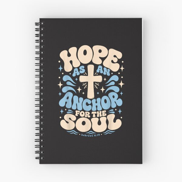 Item preview, Hope As an Anchor Hebrews 6:19 Christian Bible Verse Vintage Design designed and sold by kiralynstration.